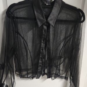 PlUS Sheer Women's Top